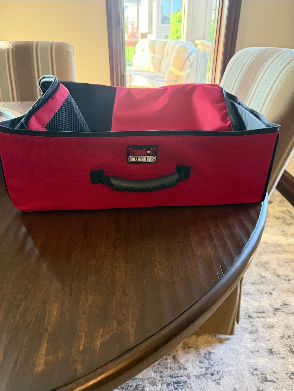 Red Golf Gear Case – Durable Organizer